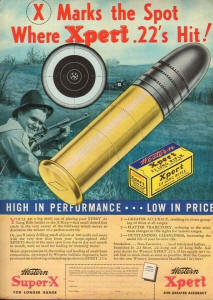 western 1937 ammo ad for Xpert .22