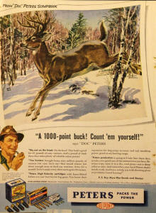 peters 1943 deer ad for ammo
