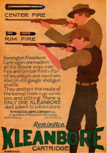 remington 1929 kleanbore ad