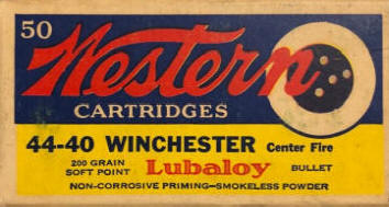 western pre-1960 winchester 44-40 box