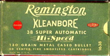remington 1946 to 1969 box 38 super automatic