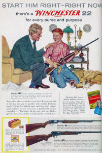wincheste 1954 dad and son ammo ad