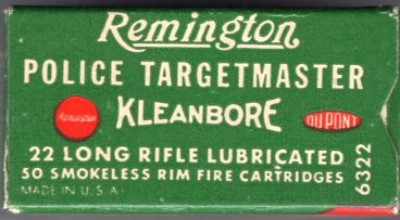 Remington 22 long rifle police target master box