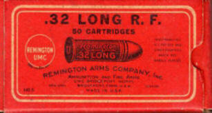 Remington .32 Long R.F. ammo box