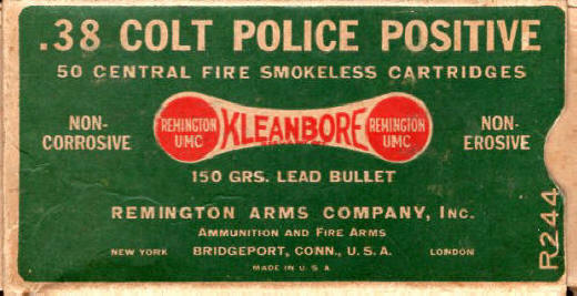 Remington_Kleanbore_38_Colt_Police_Positive_150g_box_ammo