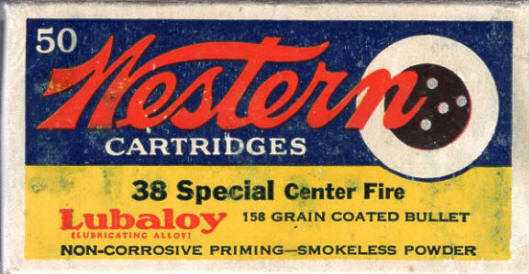 Western .38 Special 158 gr. ammo box