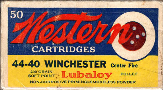 Western .44-40 Winchester 200 gr. soft point ammo box