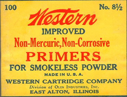 Western No. 8.5 Primers for smokeless powder 100 count box