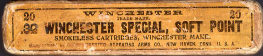 .32 Winchester Special, Soft Point for Winchester Rifle Model 1894