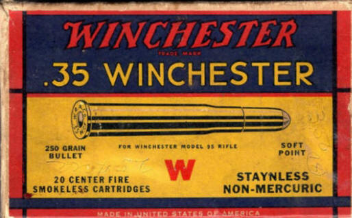 Winchester .35 Winchester 250 gr.  ammo box