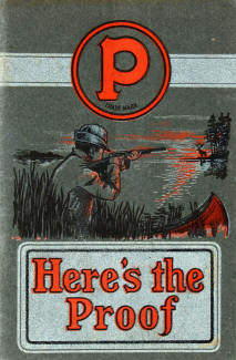 Peters ammo ad with 'P' symbol