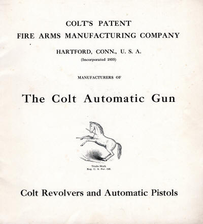 1914 Colt's automatic gun hanbook page 1