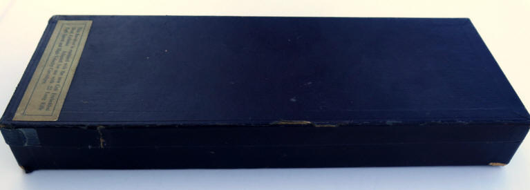1937 Colt Officer's Model target .22 revolver box top