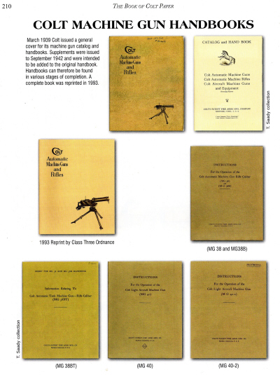 Ogle's 1939 Colt automatic machine guns handbook