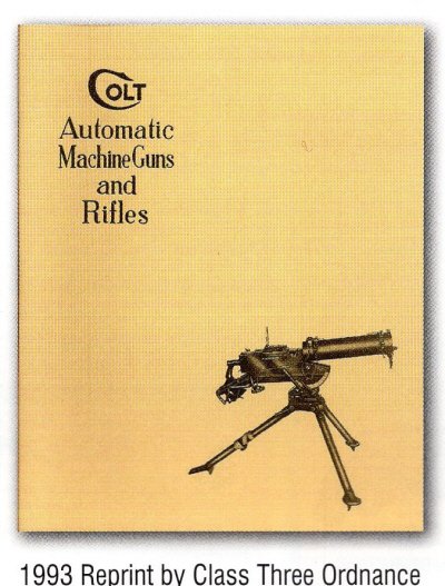 1992 reproduction of 1939 Colt automatic machine guns handbook