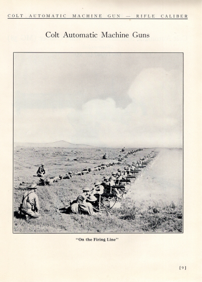 1939 Colt automatic machine guns handbook soldiers firing machine guns