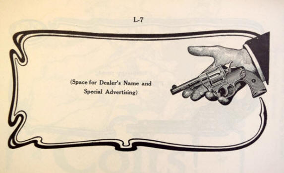 colt ad with Space for Dealer's Name and Special Advertising