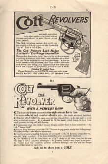 1915 Colt's printing cuts for dealers handbook page 6