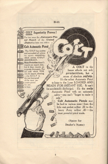 1915 Colt's printing cuts for dealers handbook page 10