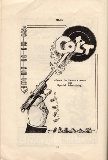 1915 Colt's printing cuts for dealers handbook page 17