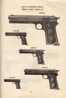 1915 Colt's printing cuts for dealers handbook page 29