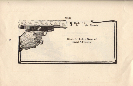 1915 Colt's printing cuts for dealers handbook page 39