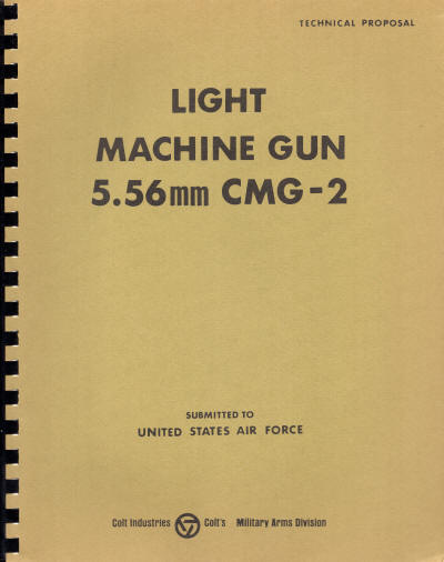 1970 Colt light machine gun CMG-2 cover