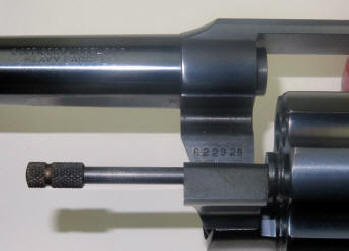 colt crane open showing serial number