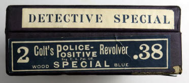 Colt Detective Speicial factory box label 1931