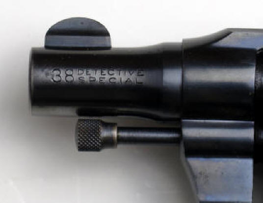 1931 Colt Detective Special revolver barrel markings