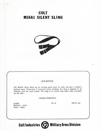 Colt M16A1 Silent Sling