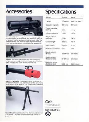 Colt M16A32 weapon system and accessories page 3