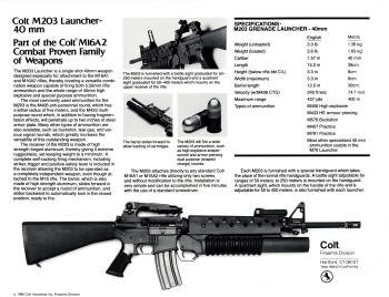 Colt M16A32 weapon system and accessories page 8