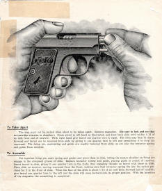 Colt M1908 .25 automatic pistol instructions page 2