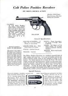 Colt Police Positive .38 Special (1933) catalog