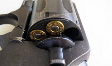 Metal .45 cal. half-moon ammo clips-1