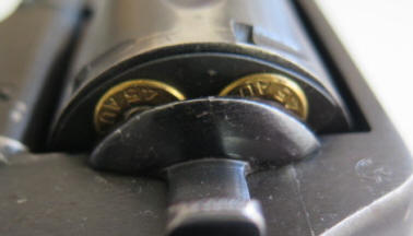 Metal .45 cal. half-moon ammo clips-2