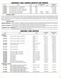 Colt 1963 Archery multi-fold dealer brochure-4