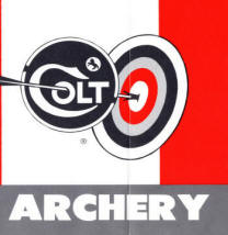 Colt archery window banner 1962-2 panel