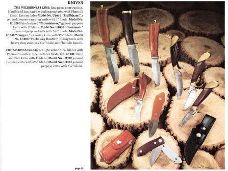 Colt 1971 knives, made by Sheffield, UK and Olsen, USA-2