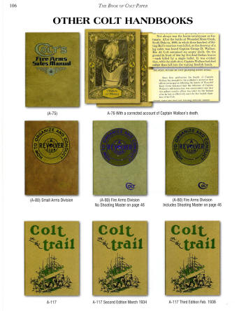 Ogle book showing variations of Colt hand books