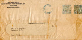 Colt factory address on envelope