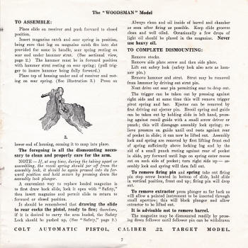 Colt woodsman instructions page 4