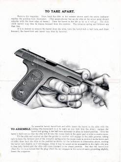 1908 colt automatic pistol pocket model 38 and 380 hammerless instructions page 2