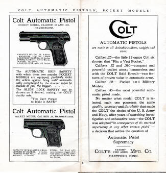 Colt .45 Government Model Automatic Pistol instructions M-50 page 8