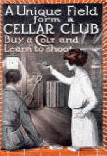 Colt 1914 Cellar Club woman shooting revolver