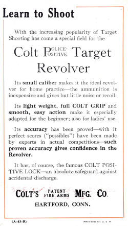 1914 Colt Cellar club brochure-2