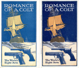1929 romance of the colt cover light and dark blue variations