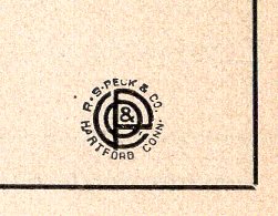 Peck & Co. Hartford, Conn. printing