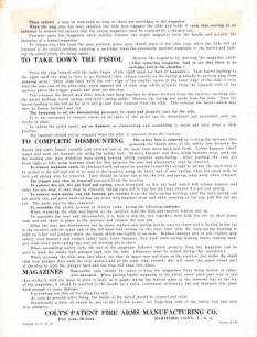 Colt Automatic Pistol 'Ace' .22 LR, instructions-3